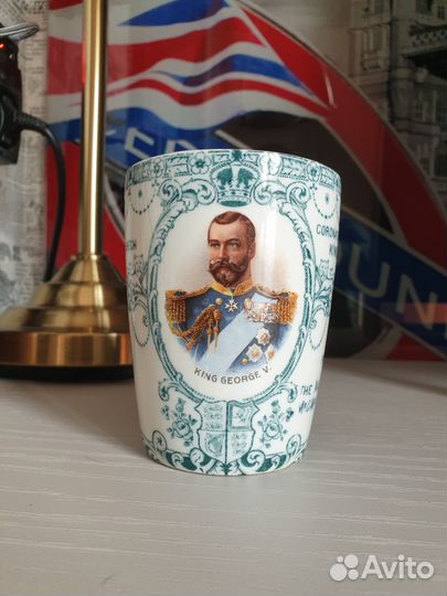 Бокал Коронация Король Георг V и Королева Мэри