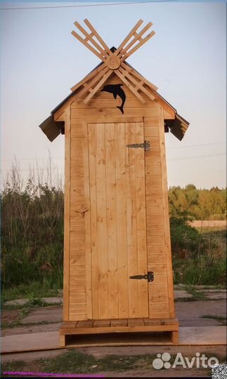 Дачный туалет с установкой