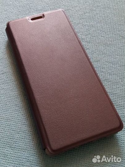 Чехлы-книжки для Sony Xperia 10 (серо-синяя)