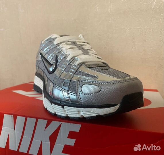 Кроссовки Nike p-6000 silver