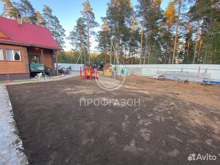 Элитный Рулонный газон с укладкой