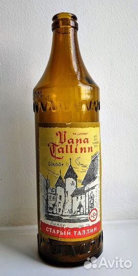 Редкая бутылка Старый Таллинн (vana tallinn)
