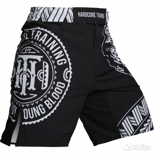 Шорты мма Hardcore Training Ta Moko Black (XL)