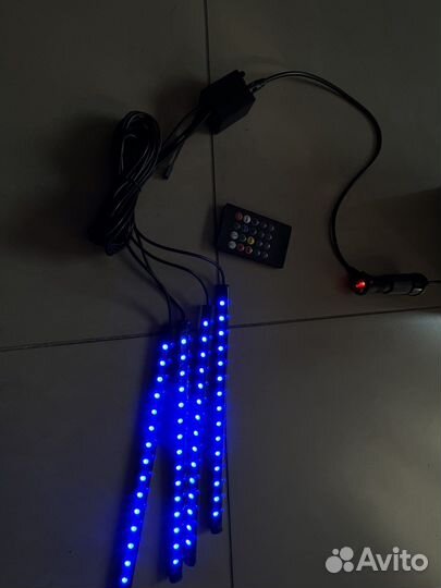 Подсветка в салон автомобиля. Подсветка в ноги