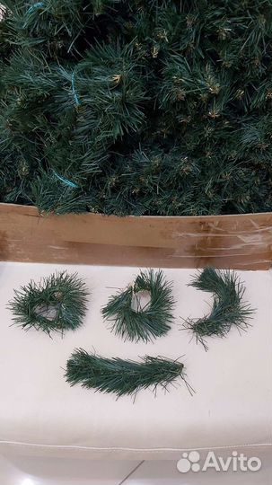 Еловые веточки искусственные.Декор.Ветки елки