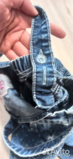 Джинсовый комбинезон