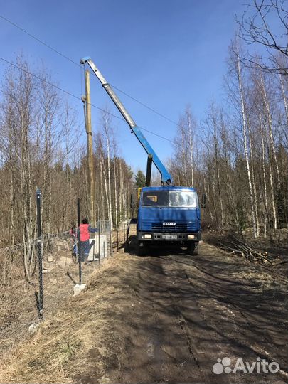 Услуги бортовой машины с манипулятором