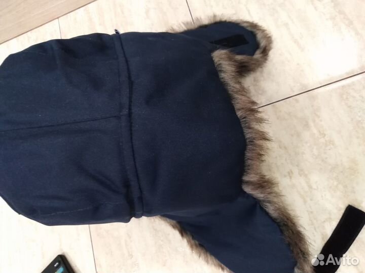 Зимняя шапка-ушанка детская