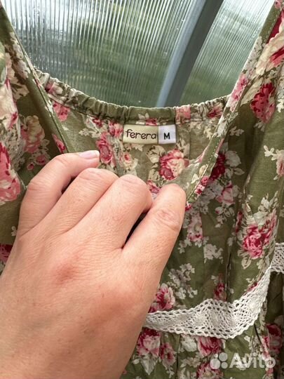 Платье сарафан хлопок 42