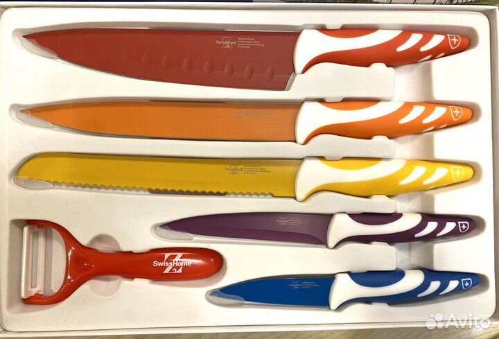 Набор кухонных ножей 6 предметов