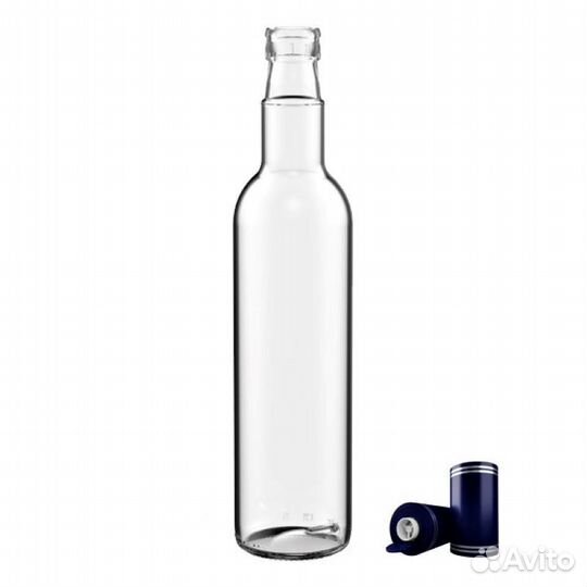 Бутылка водочная гуала 0,5 л, с колпачком