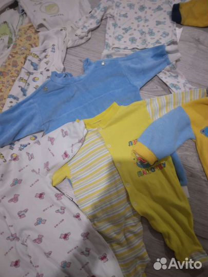 Большой пакет детских вещей