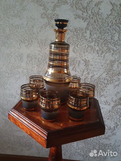 Графин со стаканами чехия