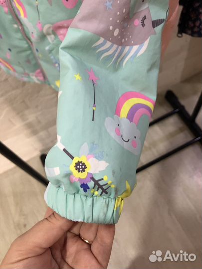 Пакет куртка, две жилетки 86-92