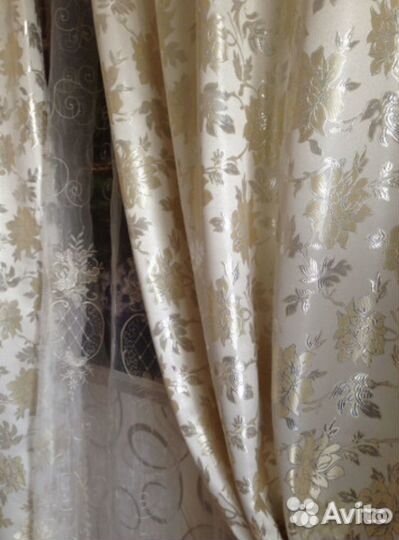 Комплект штор с ламбрекеном