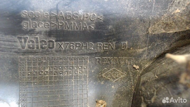 Фонарь (задний) Renault Kangoo, 2005