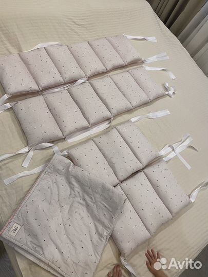 Бортики в кроватку happy baby