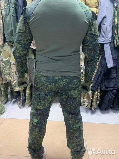 Костюм летний тактический зеленый пиксель