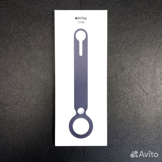 Чехол брелок Apple AirTag Loop / Leather Key Ring