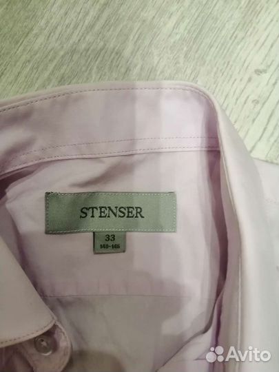 Рубашка школьная на мальчика 140