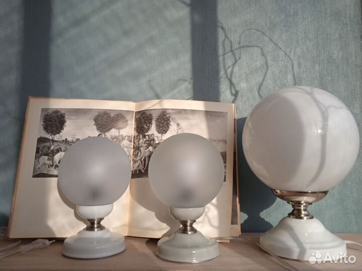 Винтажная настольная лампа, светильник, ночник