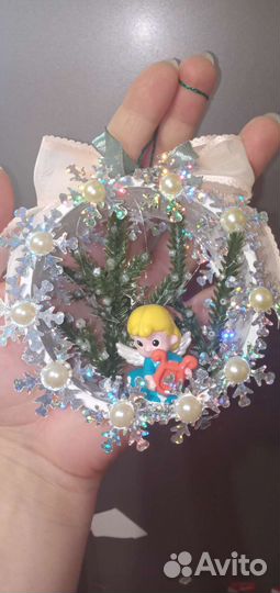 Поделка сувенир Новый год подарок ёлочная игрушка