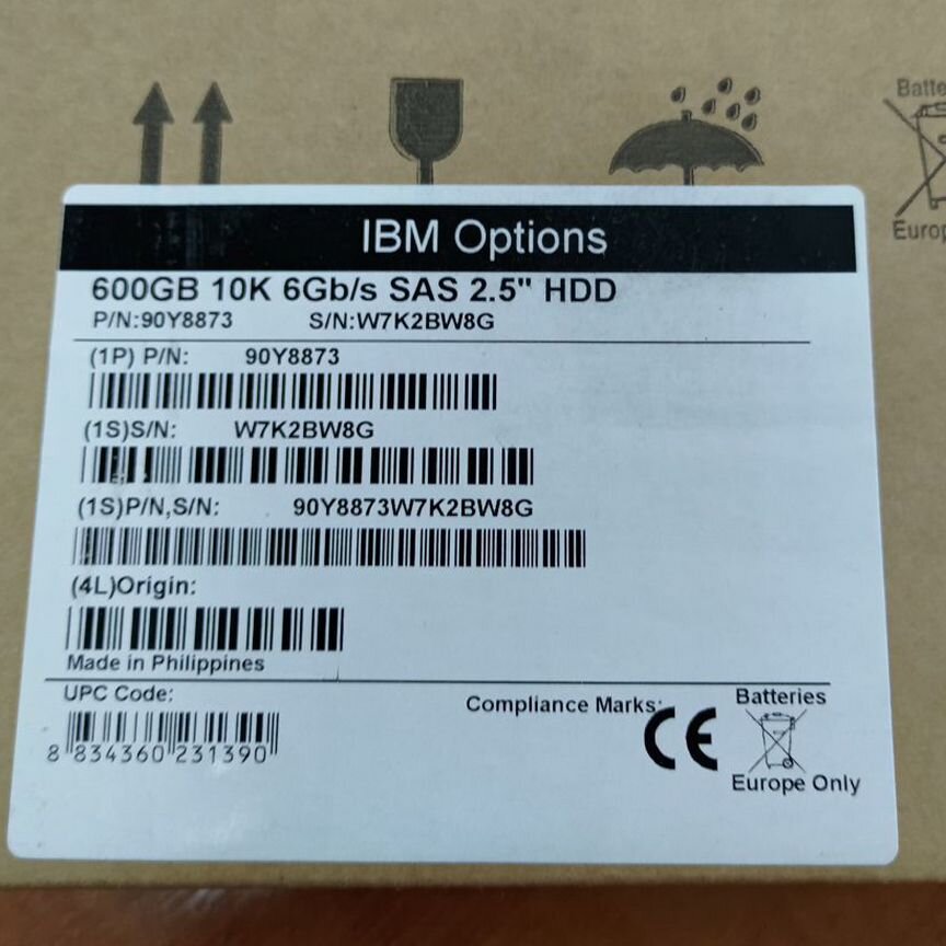 [90Y8872] Жесткий Диск Ibm 600gb 90y8872/90y8873/90y8874