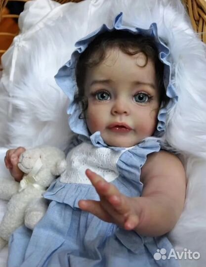 Кукла реборн девочка мягконабивная
