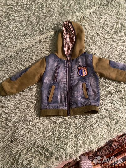 Детские теплые вещи на мальчика 80-86р