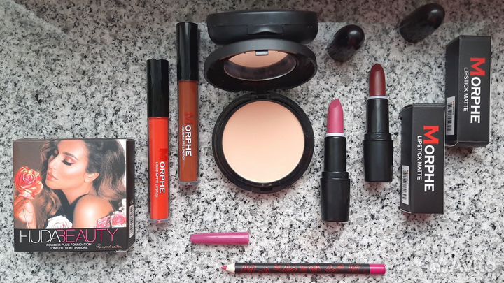 Набор косметики Morphe и Huda Beauty(новый)