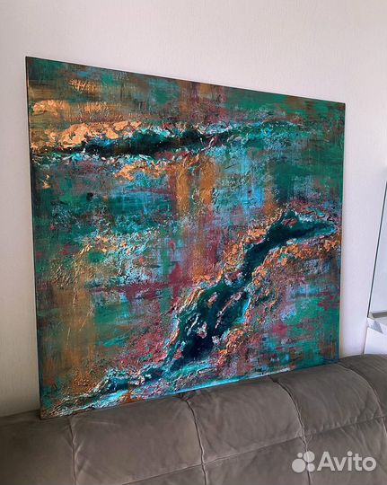 Интерьерная картина текстурная 90x100