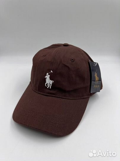 Кепка бейсболка Ralph Lauren Polo коричневая