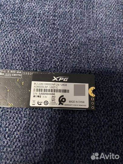 SSD M.2 XPG на 128GB