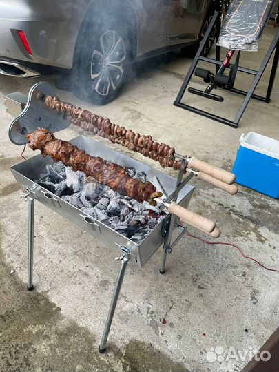 Барбекю мангал автоматический электрический