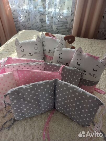 Бортики в кроватку