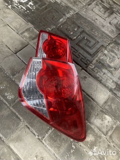 Фонари chevrolet cruze седан с поврежением