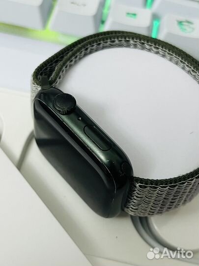 Часы apple Watch 7 45 mm green