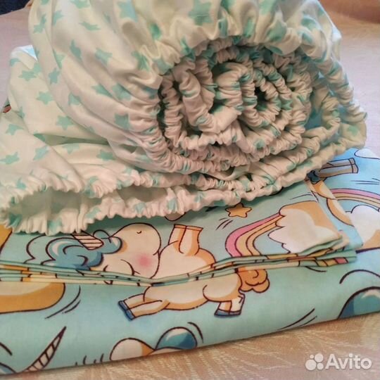 Детское постельное белье в детскую кроватку