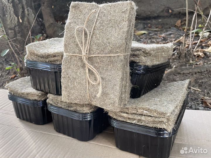 Джутовые коврики для микрозелени