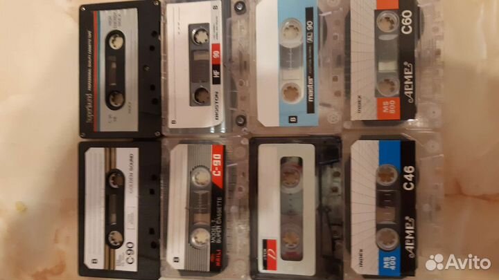 Аудиокассеты 8шт