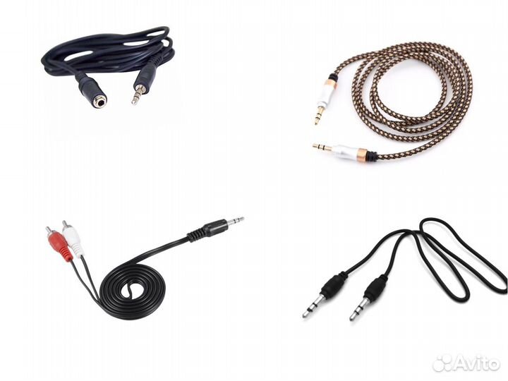 Кабели rca, xlr, aux, джек, спиконы, тюльпаны