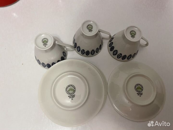 Сервиз кофейный Freiberger Porzellan гдр