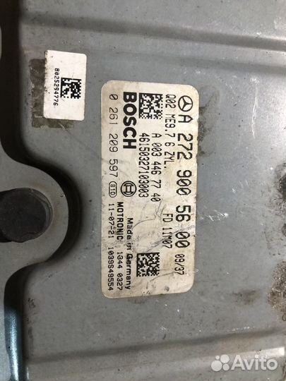 Блок управления двигателем mercedes