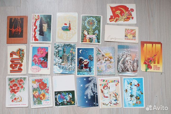 Старинные открытки СССР