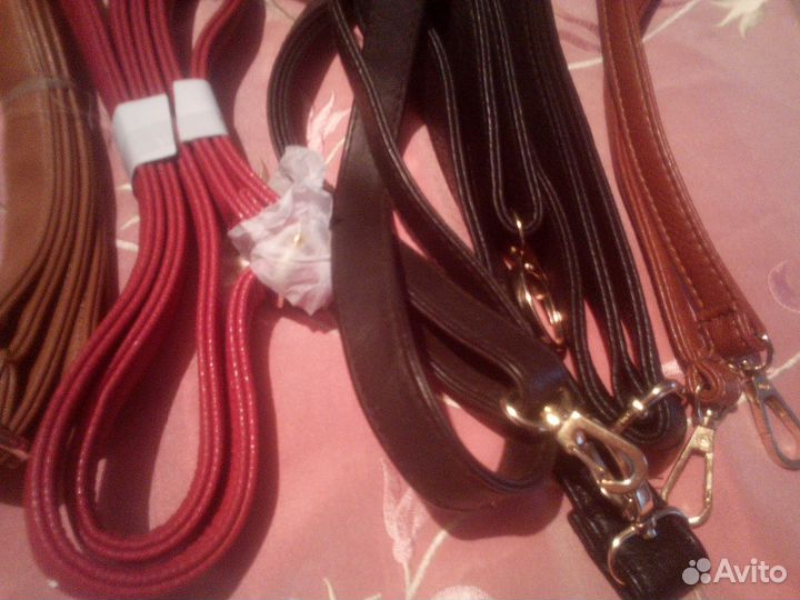 Набор новых длинных ручек разных для дамск сумочек