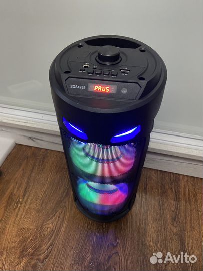 Bluetooth колонка напольная+караоке