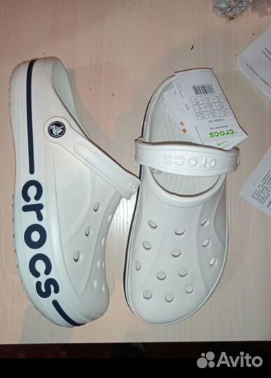 Crocs мужские белые кроксы 35-46 рр