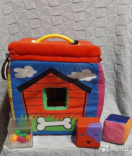 Мягкий сортер домик k's kids