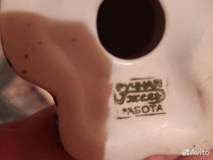 Сувенир/гжель/тигр/ручная работа