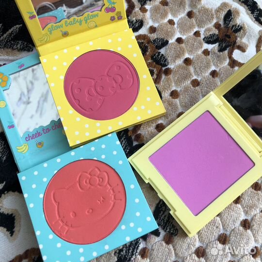 Colourpop Hello Kitty, Soda, Rude cosmetics